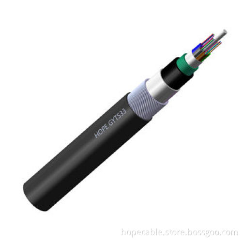 12-144 Cores Single-/Multi-mode SM G652D MM 50/125 MM 62.5/125 GYTS33 Fiber-optic Cable